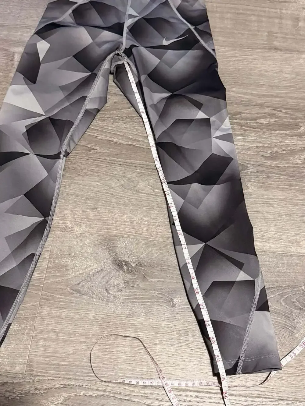 Nike Dri-Fit Geometric Faceted Print Running Leggings Tights Size XS